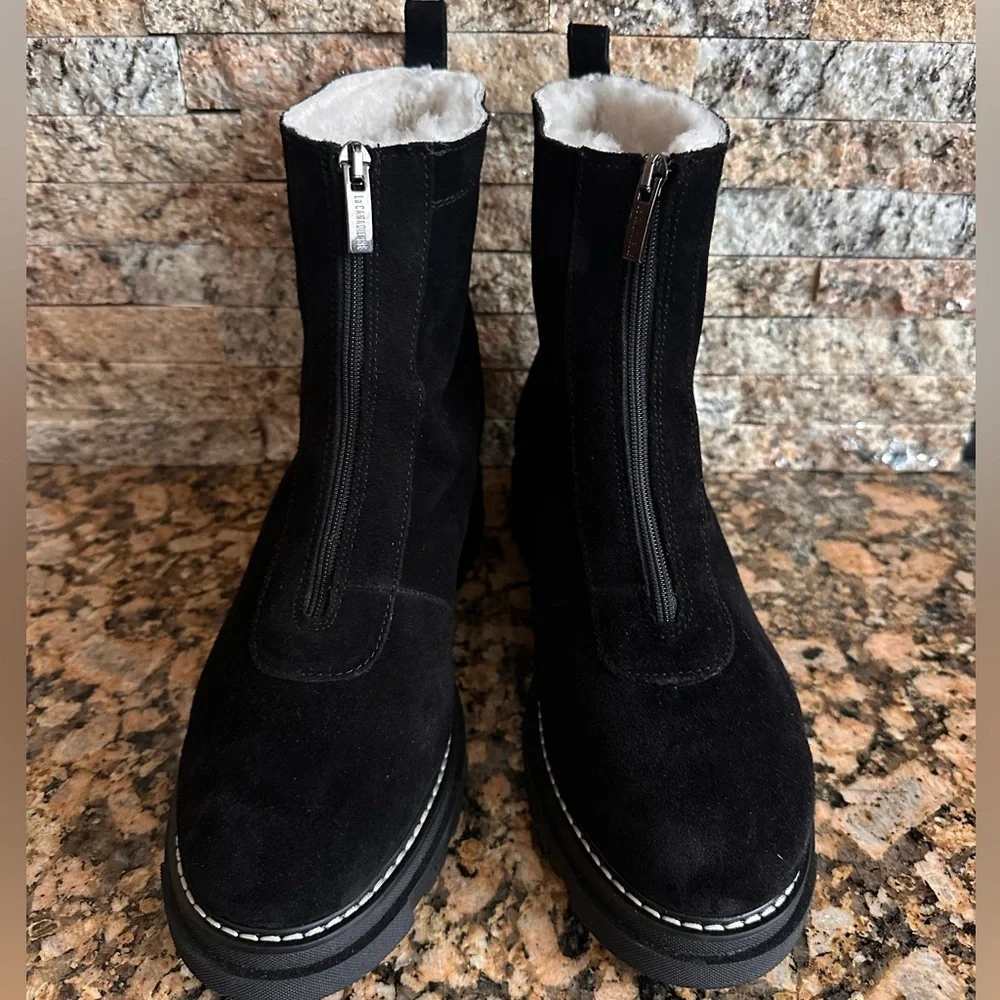 La Canadienne Delta Genuine Shearling Lined City Dry™ Waterproof Bootie (Women)